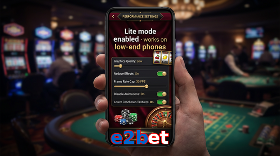 Payment and PKR controls in E2bet