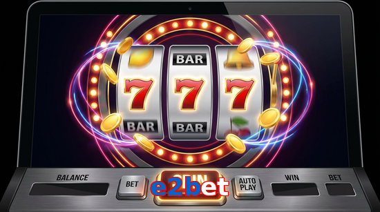 Main screen of E2bet slots page for PK players